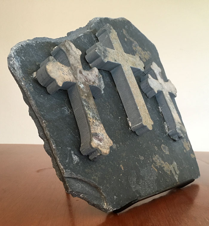 Water Jet Slate Art Cross - Image 4