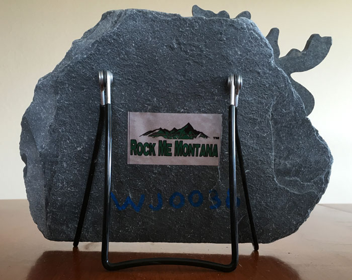 Water Jet Slate Art Rocky Mountain Moose - Image 3